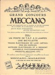 Grand concours Meccano 1925